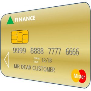 Kostenlose goldene Kreditkarte